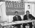 Michael Kofort und Rudolf Gier am Erker-Stand Michael Kofort und Rudolf Gier