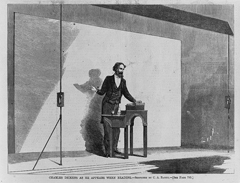 C. A. Barry: Dickens auf der Bühne im Bostoner Tremont Temple, 1867
