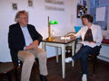 Prof. Hansgeorg Schmidt-Bergmann und Lena Gorelik Hansgeorg Schmidt-Bergmann und Lena Gorelik
