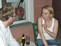 Martin Brinkmann von der 'Krachkultur' und Anna Serafin Martin Brinkmann und Anna Serafin
