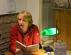Imke Müller-Hellmann auf der Erker-Lesung in München am 16. Januar 2015 Imke Müller-Hellmann