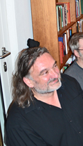 Blick ins Lesecafé, vorne links Erker-Redakteur Andreas Heckmann Blick ins Lesecafé, vorne links Erker-Redakteur Andreas Heckmann