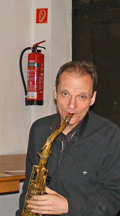 Bernd Suchland - Saxofonist des Berliner Jazzquintetts 'Toughest Tenors' - diesmal solo unterwegs Bernd Suchland