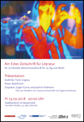 Plakat zur Lesung in Münster, 23.2.2018 Plakat zur Lesung in Münster, 23.2.2018