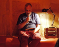 Thomas Glatz liest 'Nasenmalen ist schwer'. Foto: Guido Sieber Thomas Glatz