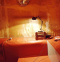 Der Leseort - noch ohne Literaten. Foto: Guido Sieber Der Leseort
